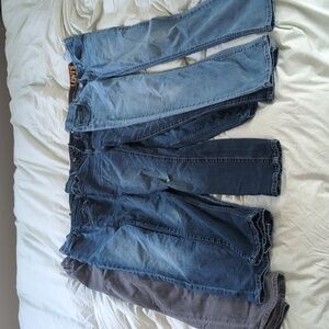 6 pair size 14 kids jeans